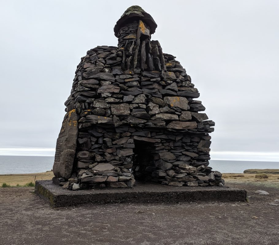statue of ancient viking legend
