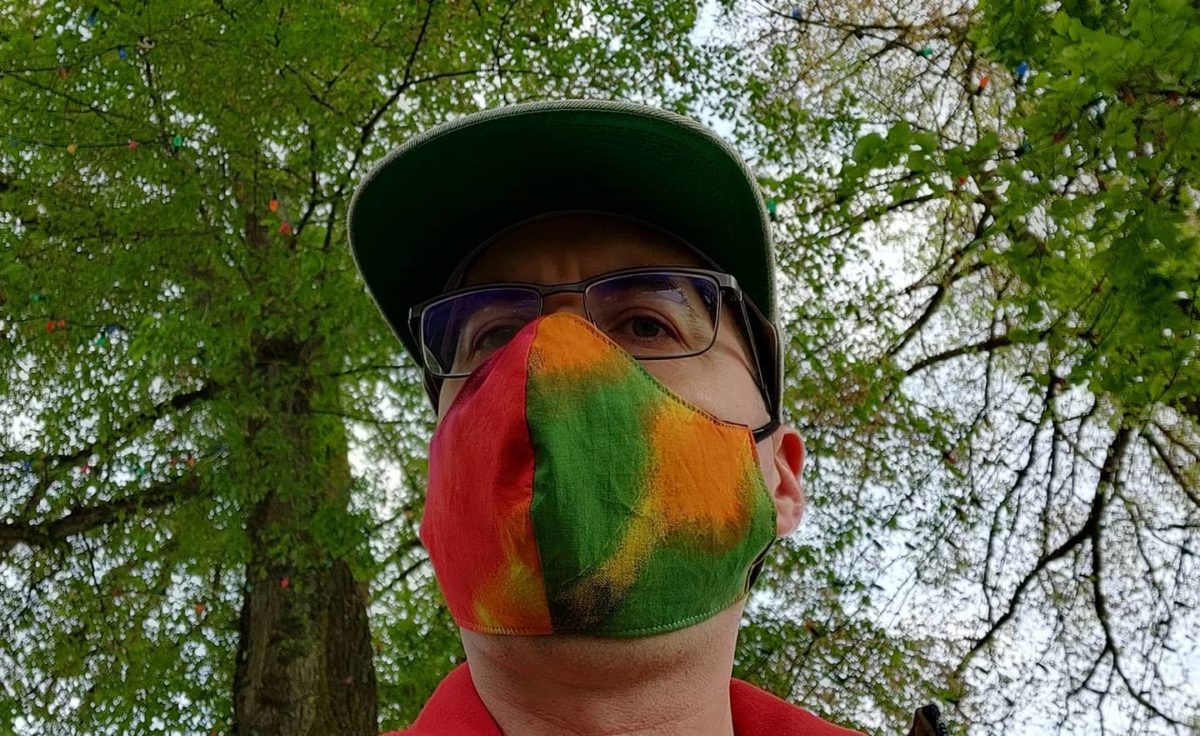 Me in a mask