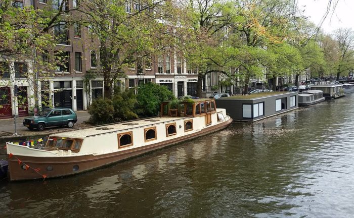 houseboats in a canal