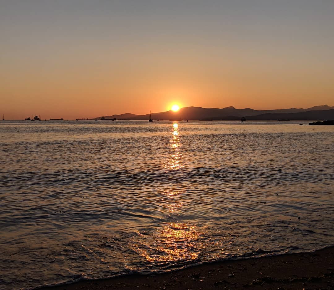 Sunset over English Bay