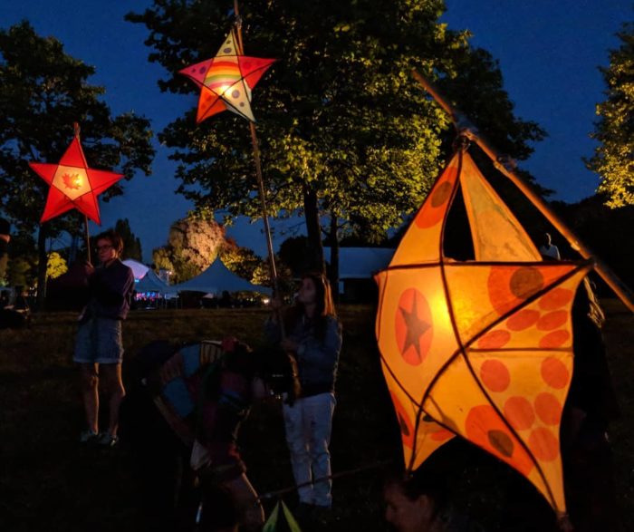 star-shaped lanterns