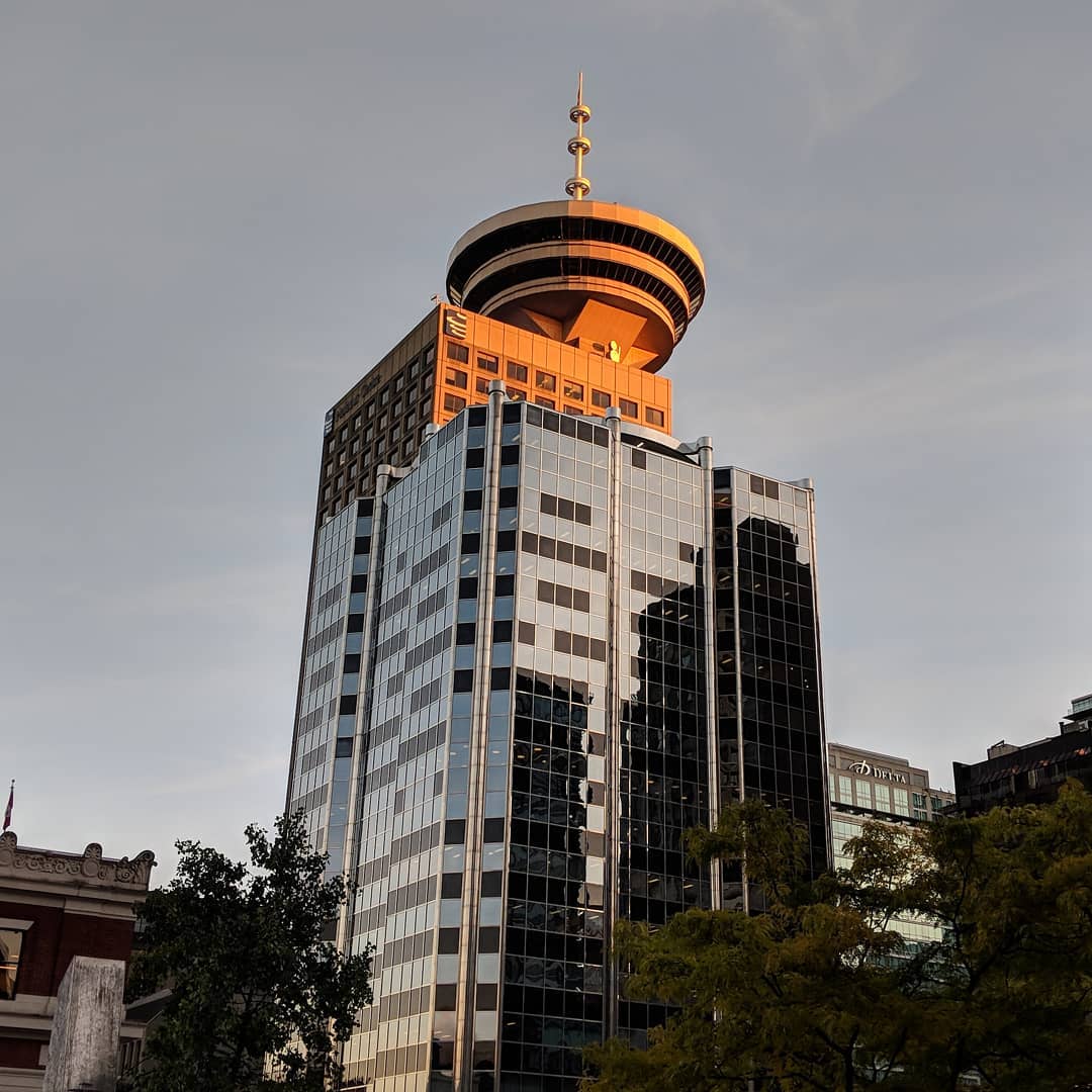 Two buildings aligned