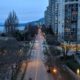 Beach Avenue, morning