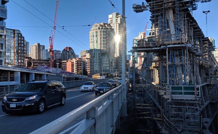 granville bridge and construction