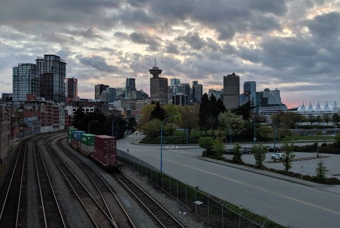 Downtown from far away