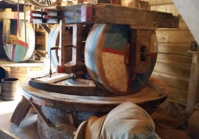 Inside a windmill