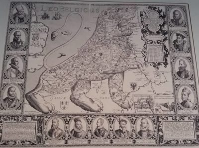 A fancy map of Belgium
