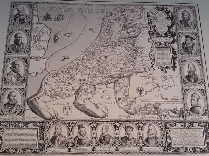 A fancy map of Belgium