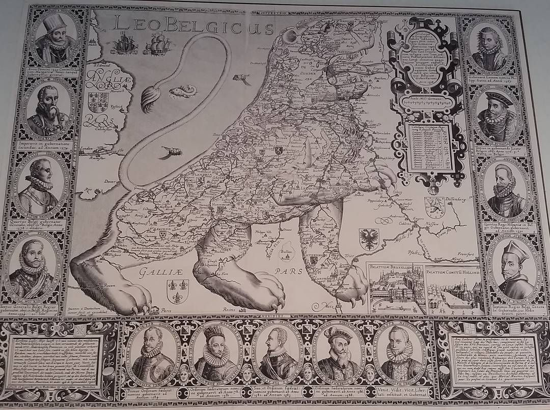A fancy map of Belgium