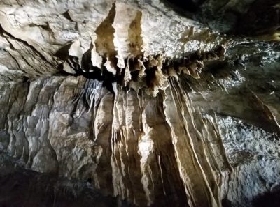 Bizarre stalagtite formations