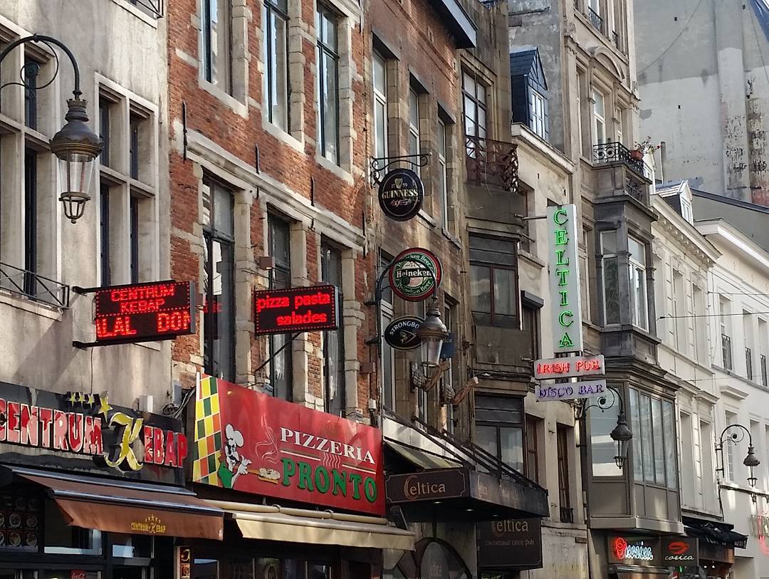 A street in old Brussels