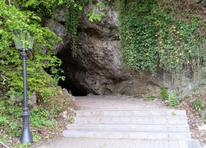 A cave entrance