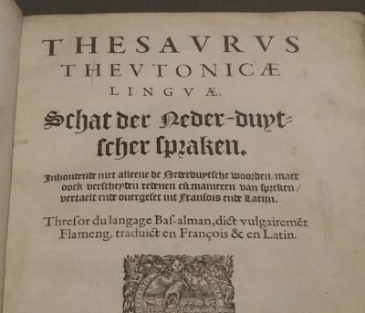 Old printed page