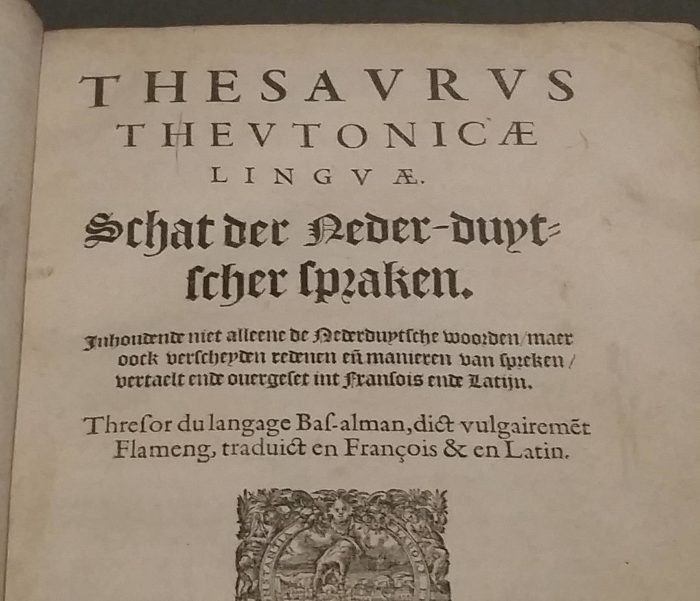 Old printed page
