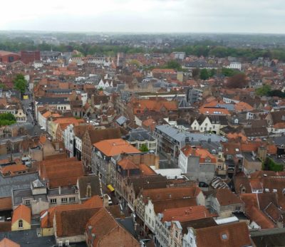 View of a crowded city