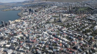 Reykjavik from above