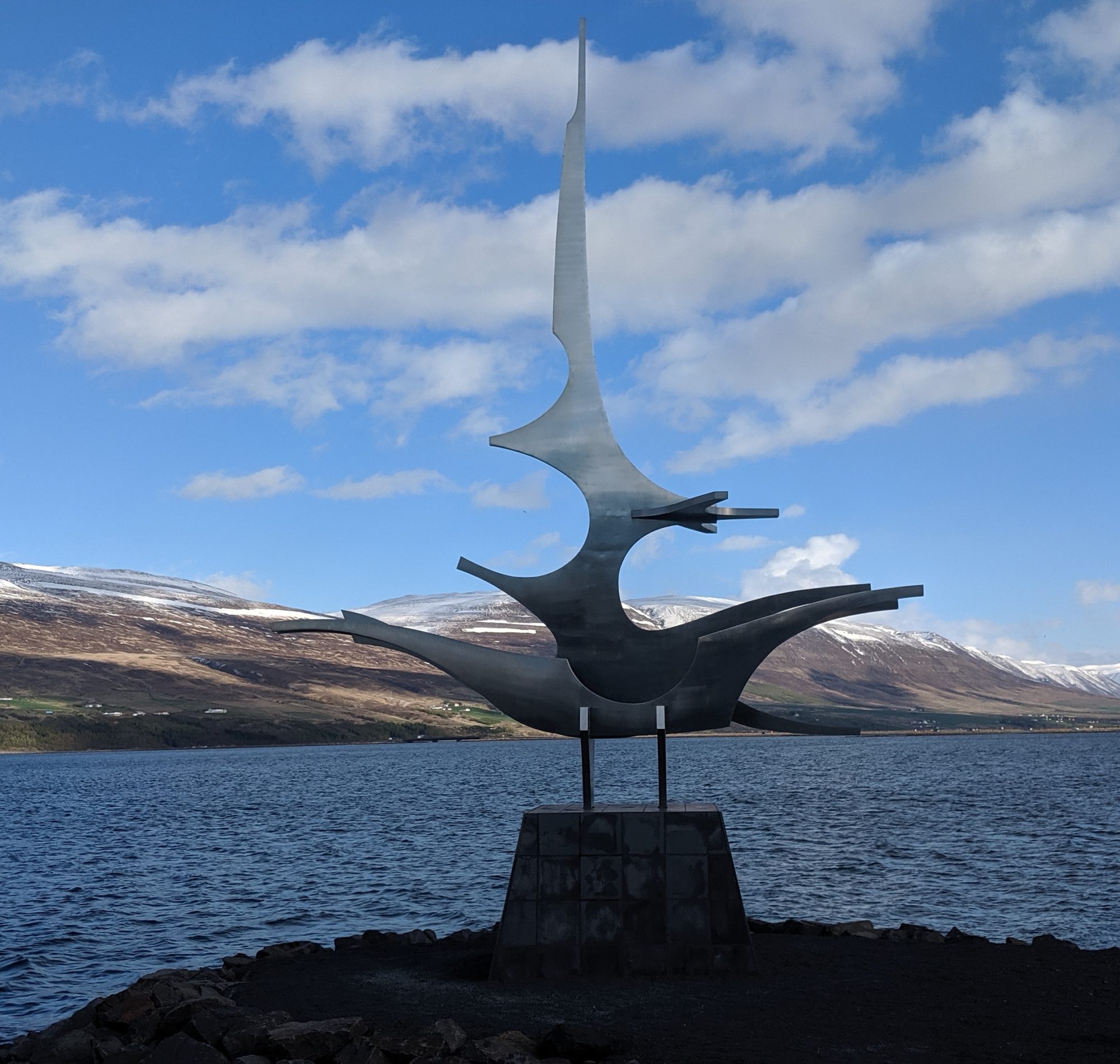 sailing ship sculpture