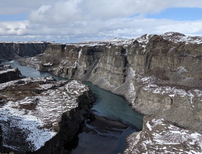 a pretty river canyon