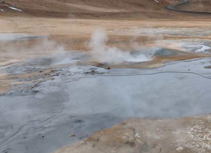 bubbling mud