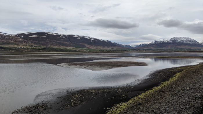 low tide fjord