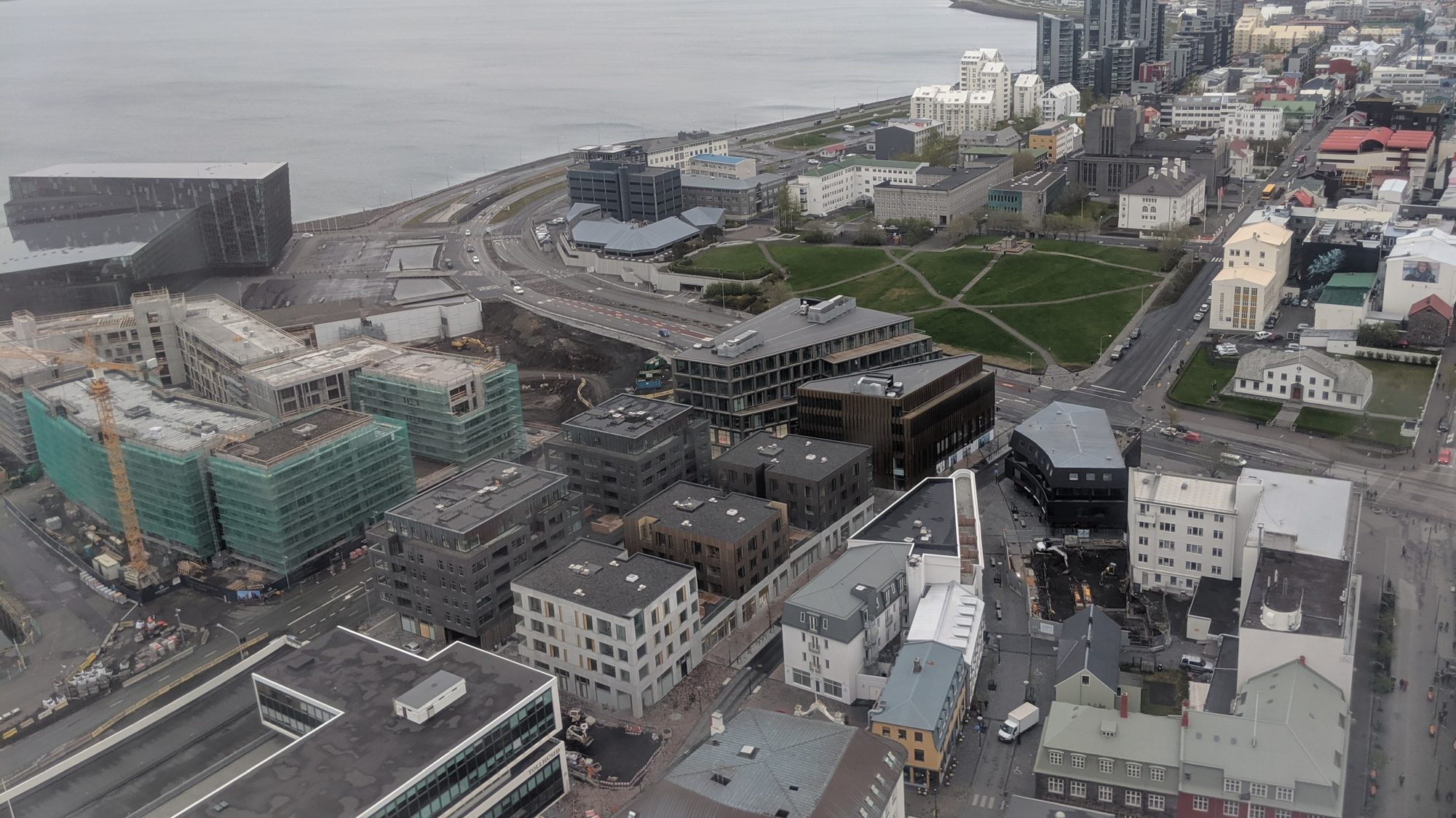 Reykjavik from above