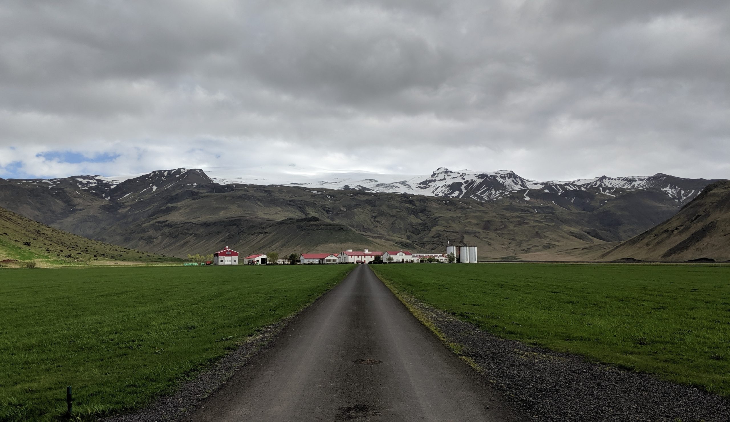 Eyjafjallajökull and farm