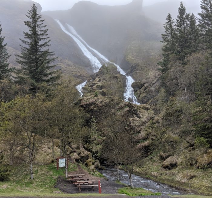 double waterfall