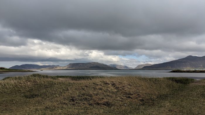 bay, clouds