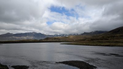 Looking across the bay