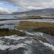 Kirkjufellsfoss flowing into the sea
