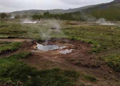 bubbling pots