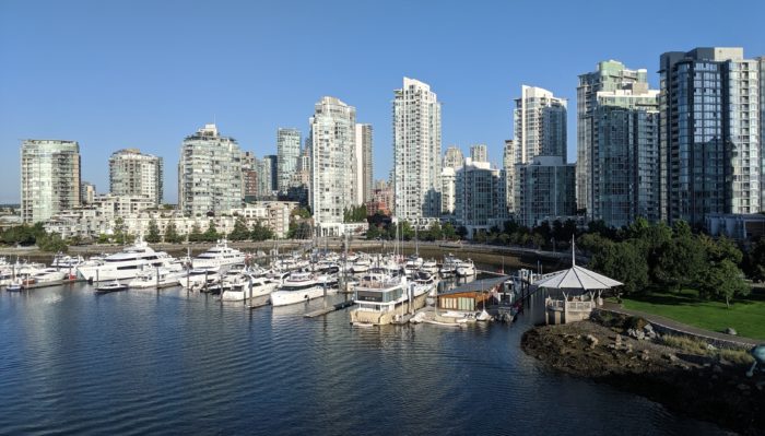 towers and seawall