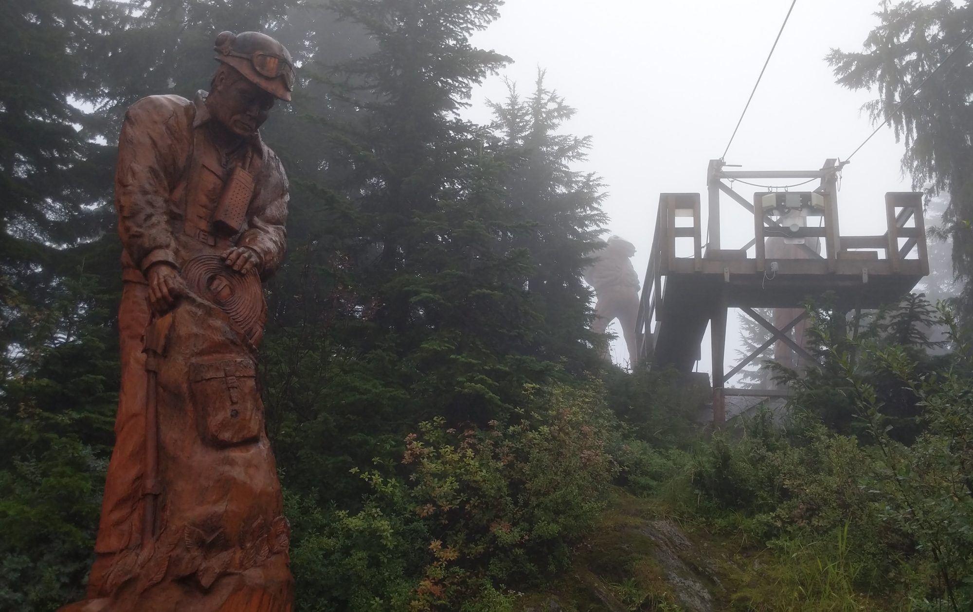 Lumberjack statue