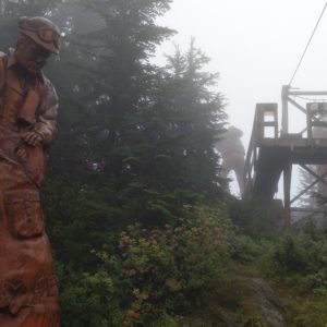 Lumberjack statue