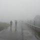 Tourists in the mist
