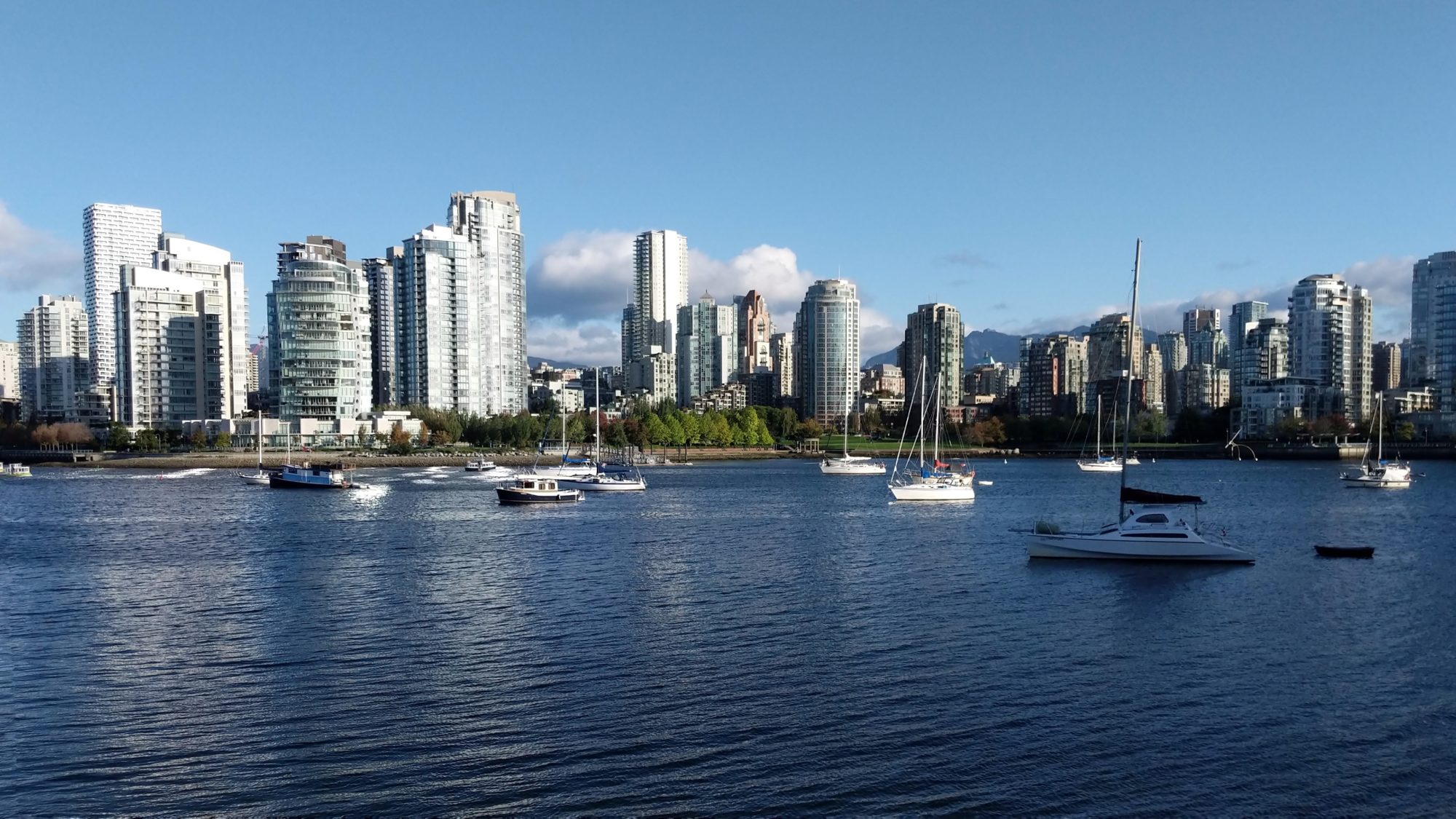 Towers and little boats