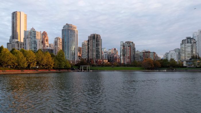 Yaletown towers, first light