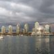 Science World and angry clouds