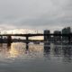 Cambie Bridge, evening light