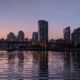 False Creek in violet