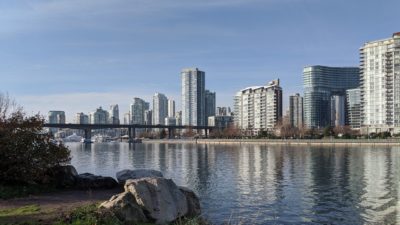Downtown from Habitat Island