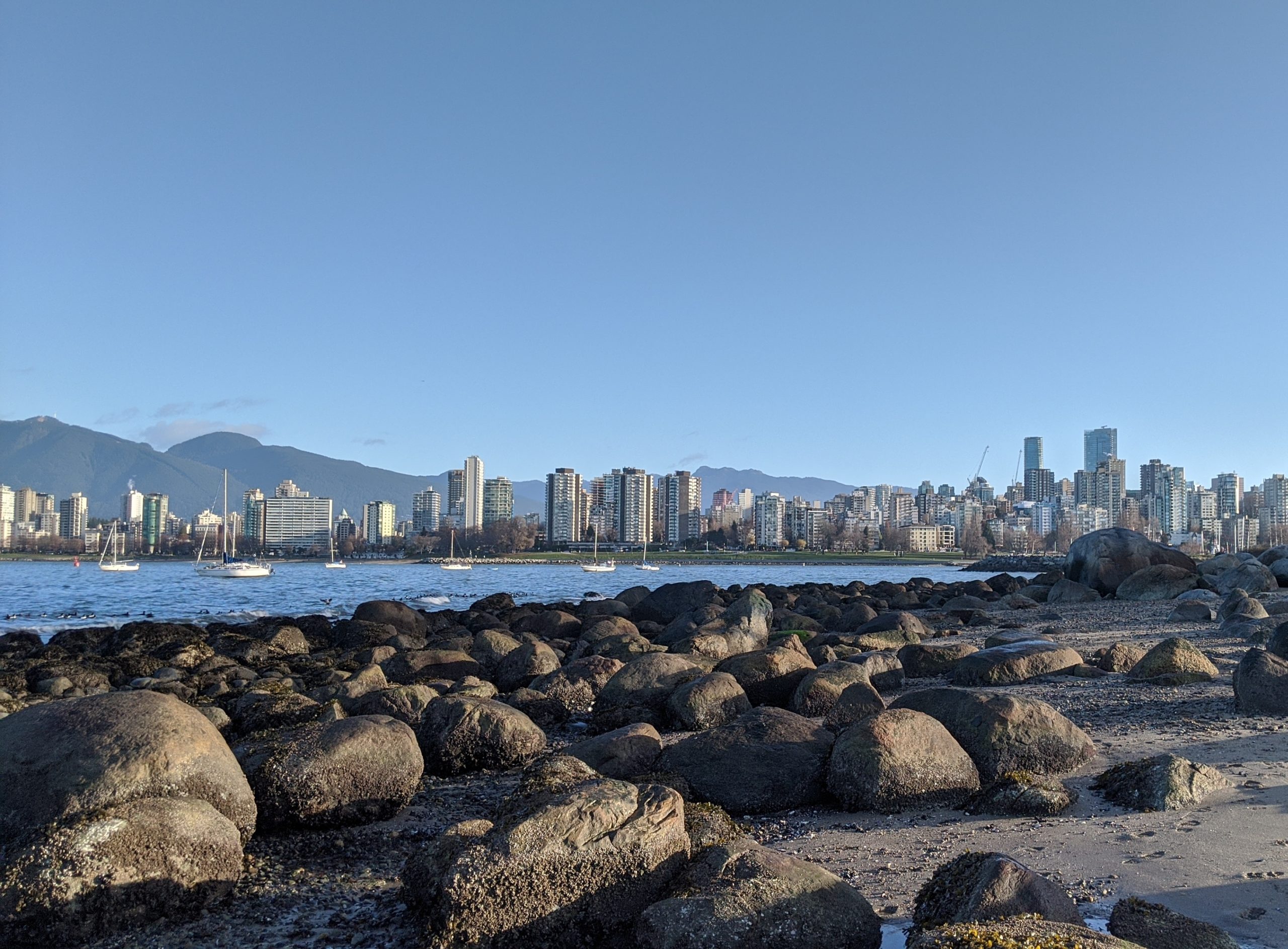 View from Kits Beach