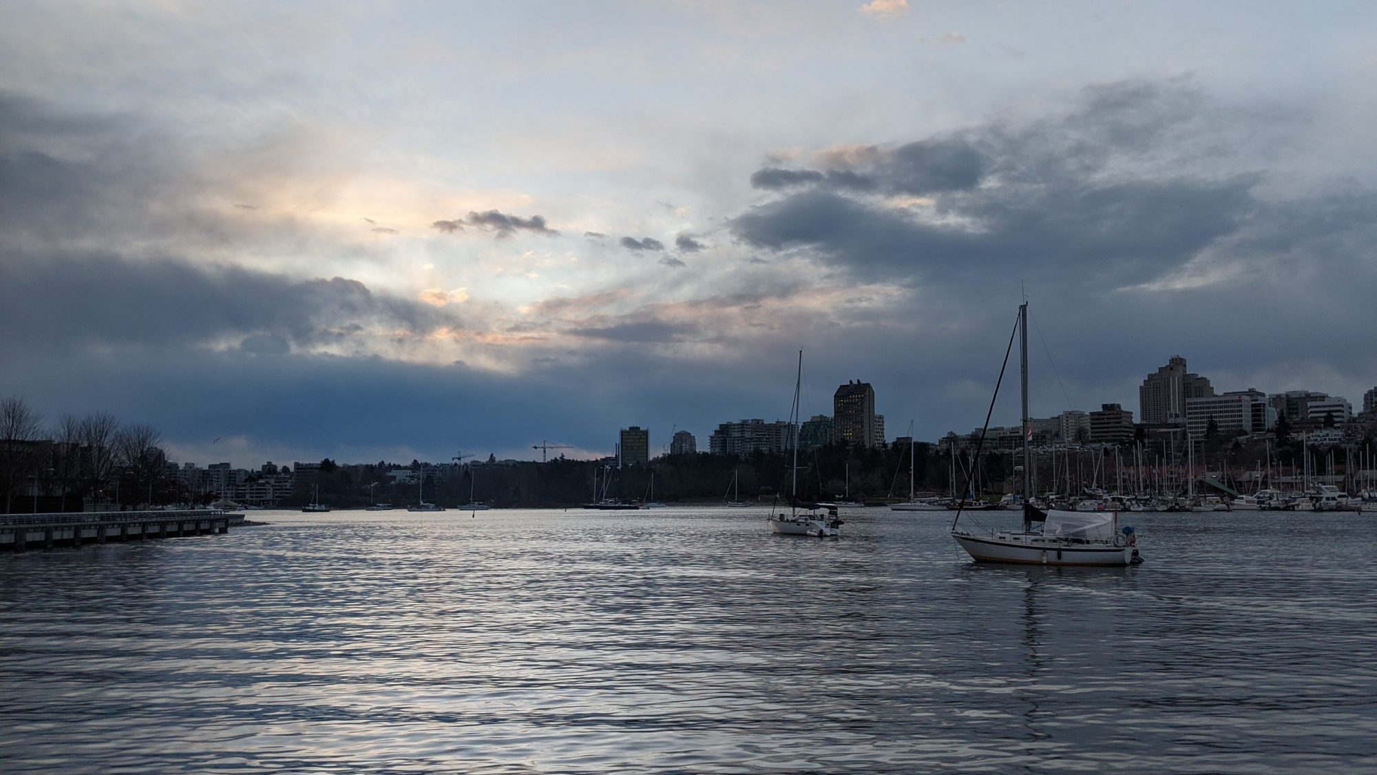 False Creek, fading light