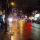 Davie Street at night