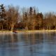 Dow’s Lake is frozen