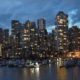 Yaletown towers, evening