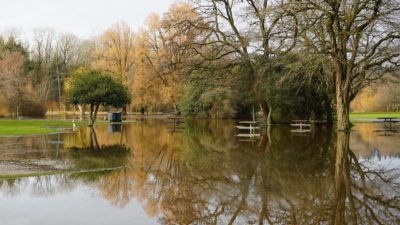 Jericho Park underwater