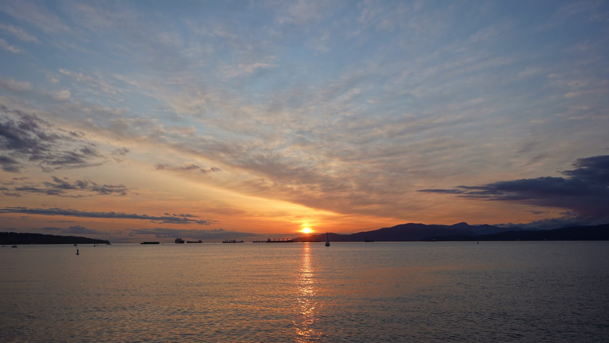 Sunset in English Bay