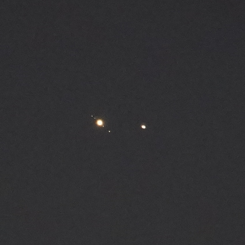 Jupiter and Saturn conjunction