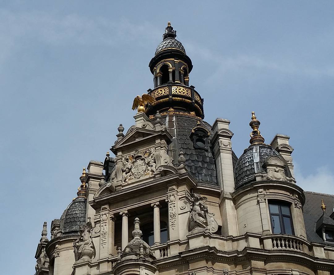 Elaborate roof of a historical building